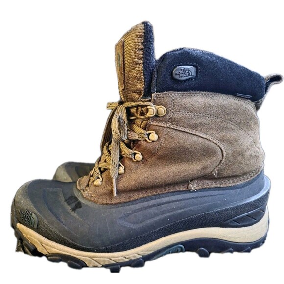 The North Face ChilKat III Hiking Boots Mens Insulated Winter Sz 12 Shoes Brown main image 5